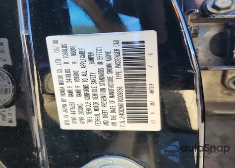 2009 Acura Tsx из США, поврежденный, VIN JH4CU26619C009356